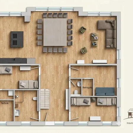 Apartment Traumvilla Am Müritz Nationalpark, 17 Gäste, Sauna